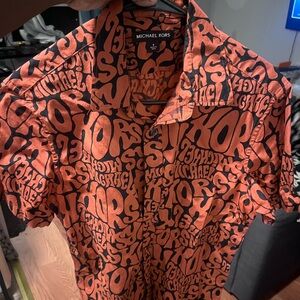 Men’s Michael Kors Bold Orange Shirt